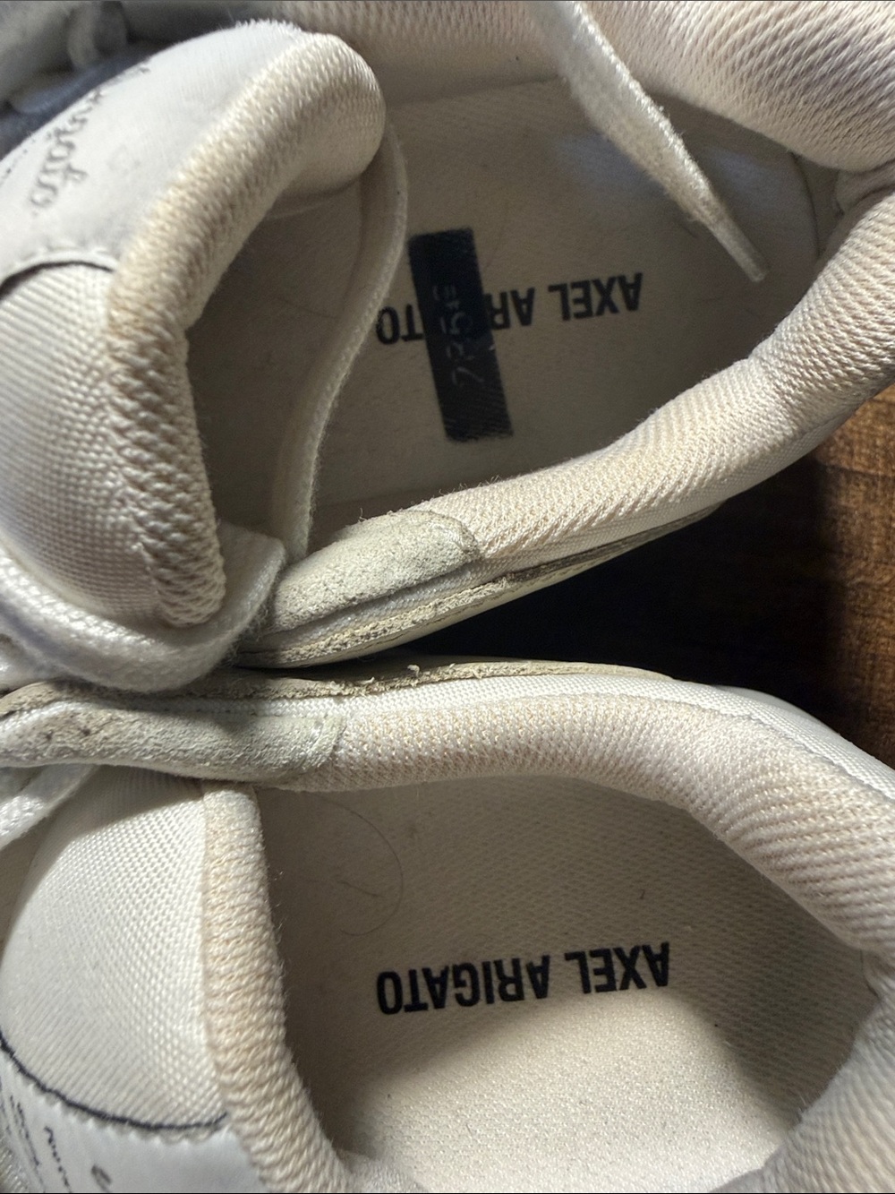 Axel Arigato Cream/White Chunky Sole Sneakers - Picture 6 of 7